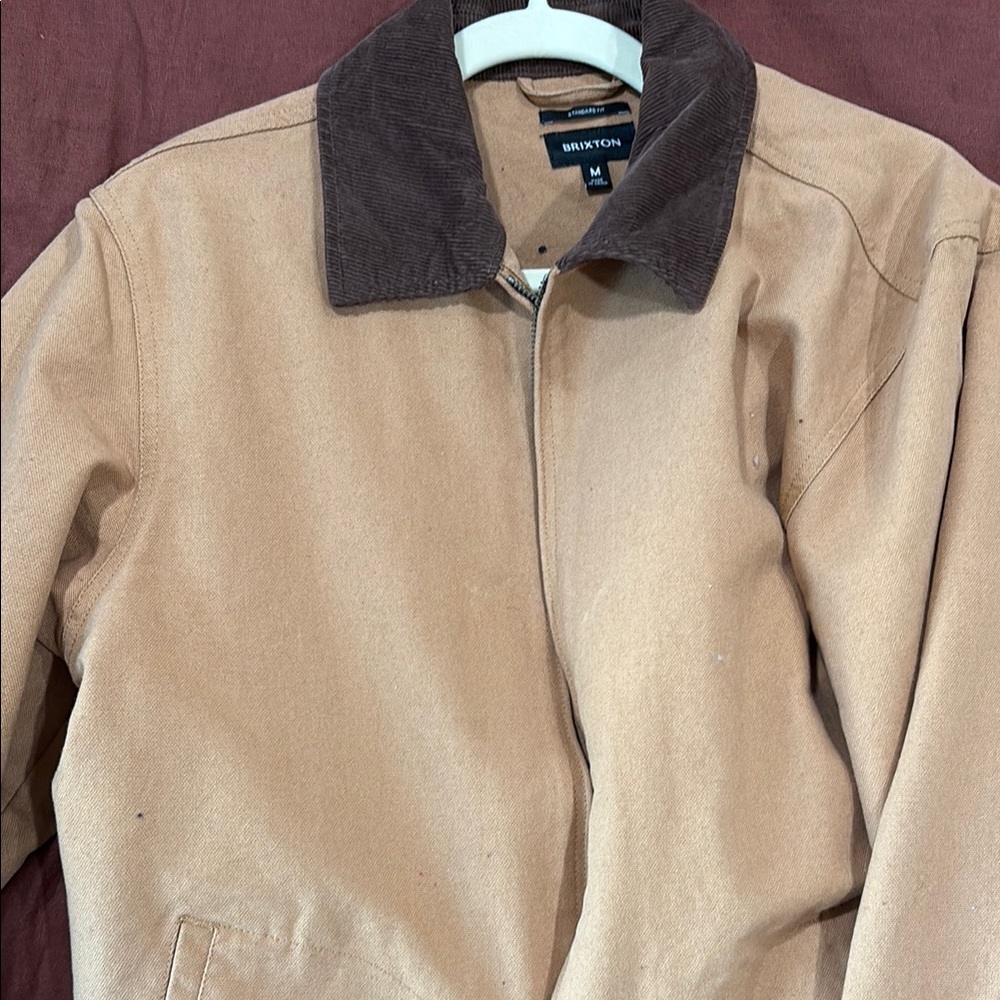 Brixton Lightweight Tan and Brown Shirt Jacket